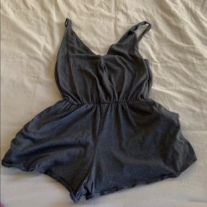 PINK gray romper size M